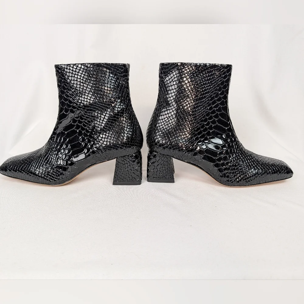 KALDA Marti Embossed Snake Boots